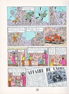 Extrait de Tintin (Historique) -4B23bis- Les cigares du pharaon