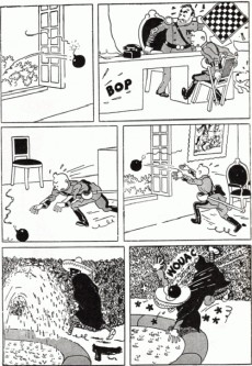 Extrait de Tintin (En noir et blanc - Coffret) -6- L'oreille cassée