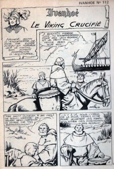 Extrait de Ivanhoé (1re Série - Aventures et Voyages) -112- Le viking crucifié