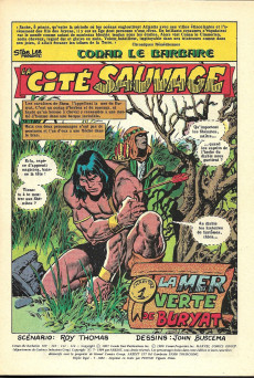 Extrait de Conan le barbare (2e série - Arédit) -1- La cité sauvage
