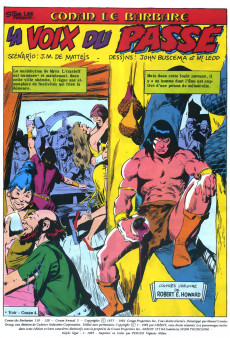 Extrait de Conan le barbare (2e série - Arédit) -5- La voix du passé