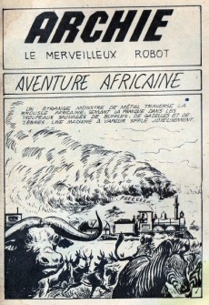 Extrait de Archie (Jeunesse et Vacances) -9- Aventure africaine