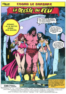 Extrait de Conan le barbare (2e série - Arédit) -6- La déesse du feu