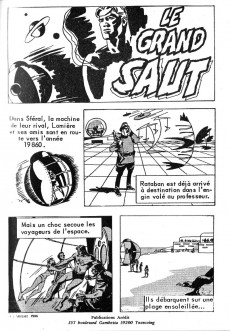 Extrait de Aventures fiction (4e série) -2- Le grand saut