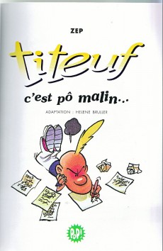 Extrait de Titeuf (Bibliothèque Rose pop!) -4- C'est pô malin...