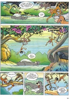Extrait de Les classiques du dessin animé en bande dessinée -7Pub- Le Livre de la Jungle