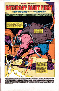 Extrait de The new Mutants (1983) -31- Saturday Night Fight