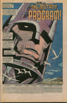 Extrait de X-Factor Vol.1 (1986) -14- The Mutant Program !