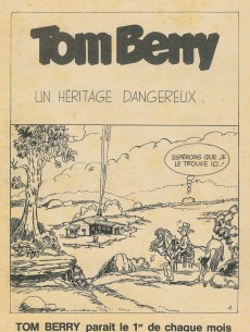 Extrait de Tom Berry -34- Un héritage dangereux