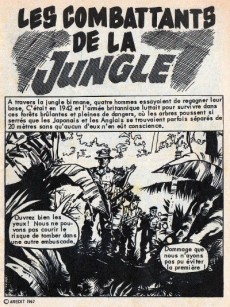 Extrait de Commando (Artima / Arédit) -134- Les combattants de la jungle