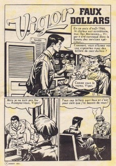 Extrait de Vigor (Artima/Arédit) -244- Faux dollars
