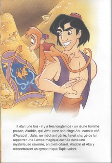 Extrait de Mickey club du livre -11a1998- Aladdin et le petit dromadaire blanc