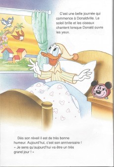 Extrait de Mickey club du livre -17a1998- L'anniversaire de Donald