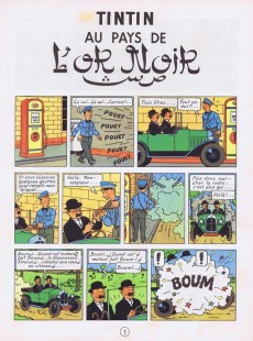 Extrait de Tintin (Historique) -15C1bis- Tintin au pays de l'or noir