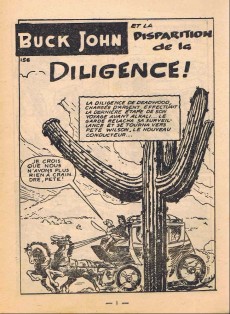 Extrait de Buck John (Impéria) -102- La disparition de la diligence !