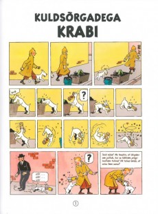 Extrait de Tintin (en langues étrangères) -9Estonien- Kuldsõrgadega krabi