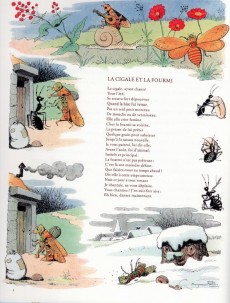 Extrait de Les fables de La Fontaine (Rabier) - Fables de La Fontaine