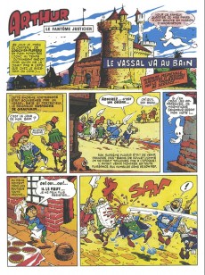 Extrait de Arthur le fantôme justicier (Cézard, Éditions du Taupinambour) -1- Le vassal va au bain