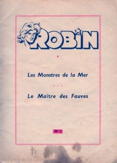 Extrait de Robin l'intrépide -1a1955- Le maitre des fauves