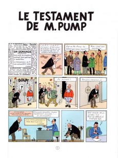 Extrait de Tintin (Les Archives - Atlas 2010) -27- Le Stratonef H. 22/1 : Le Testament de M. Pump 