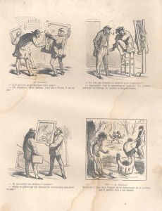 Extrait de Cham au salon de 1870