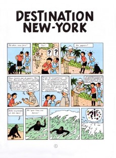 Extrait de Tintin (Les Archives - Atlas 2010) -28- Le Stratonef H. 22/2 : Destination New-York