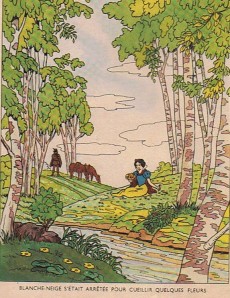 Extrait de Walt Disney (Hachette) Silly Symphonies -13a- Blanche-Neige et les sept nains