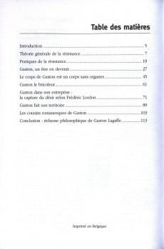 Extrait de Gaston (Hors-série) -2012- Gaston Lagaffe philosophe - Franquin, Deleuze et Spinoza