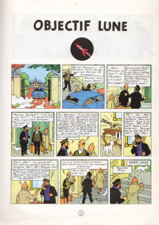 Extrait de Tintin (Historique) -16C2- Objectif Lune
