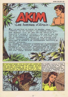 Extrait de Akim-Color -122- Les hommes d'Airain