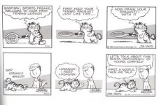Extrait de Garfield (1980) -4- Garfield weighs in