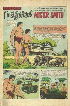Extrait de Tarzan (3e Série - Sagédition) (Géant) -4- L'insignifiant Mister Smith