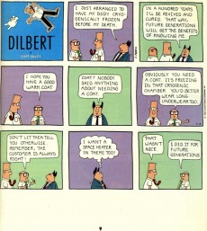Extrait de Dilbert (en anglais, Andrews McMeel Publishing) -8- Fugitive from the cubicle police