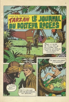 Extrait de Tarzan (4e Série - Sagédition) (Nouvelle Série) -38- Le journal du Dr Rogers