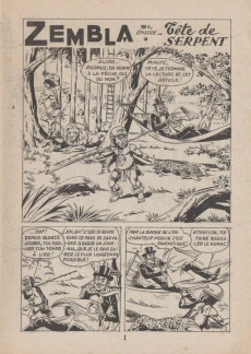 Extrait de Zembla (Lug) -76- Tête de serpent