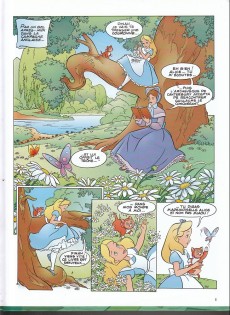Extrait de Les classiques du dessin animé en bande dessinée -25a- Alice au pays des merveilles