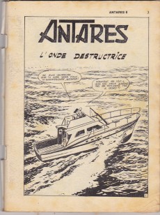 Extrait de Antarès (Mon Journal) -6- L'onde destructrice