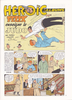 Extrait de Félix (Tillieux, Éditions Michel Deligne puis Dupuis, en couleurs) -8- La momie mène la danse