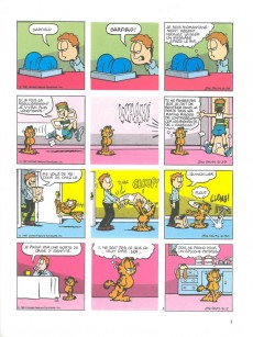 Extrait de Garfield (Dargaud) -19a1998- Garfield travaille du chapeau