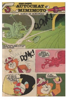 Extrait de Autochat et Mimimoto -5- Match de moto-polo