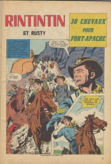 Extrait de Rin Tin Tin & Rusty (2e série) -132- 30 chevaux pour Fort-Apache