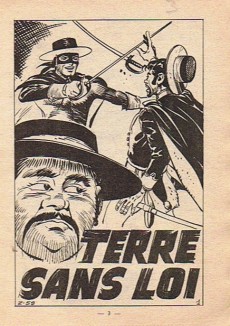 Extrait de Zorro (3e Série - SFPI - Nouvelle Série puis Poche) -59- Terre sans loi