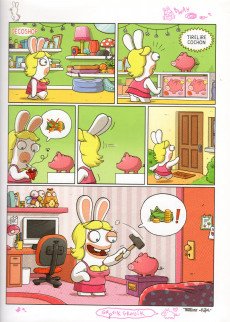 Extrait de The lapins crétins -4- Gribouillages