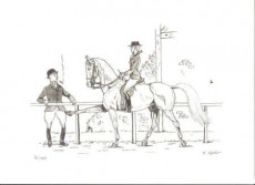 Extrait de Dessins à Cheval - L'œuvre illustrée de Paul Remi, frère de Hergé -1- Les Chevaux du Major - Les instantanés équestres d'un artiste à cheval