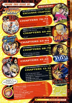 Extrait de Shonen Jump (2002) -32- Août 2005 (Volume 3, Issue 8)