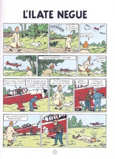 Extrait de Tintin (en langues régionales) -7Saintongea- L'Ilâte nègue