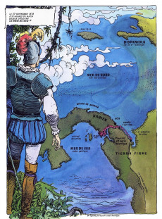 Extrait de La découverte du monde en bandes dessinées -INT02- Christophe Colomb - Vasco de Gama - Cortés