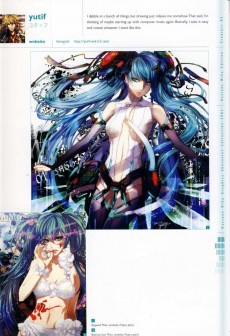 Extrait de Vocaloid -2- Hatsune Miku Graphics: Character collection CV01 2
