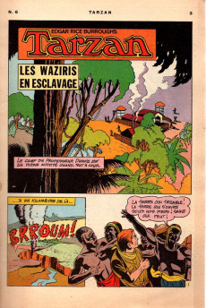 Extrait de Tarzan (4e Série - Sagédition) (Nouvelle Série) -6- Les Waziris en esclavage