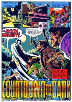 Extrait de Moon Knight Special Edition (1983) -1- The Big Blackmail/Countdown To Dark